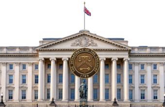10-year U.S. Treasury yield chart approaching 5% amid inflation and rate-hike concerns